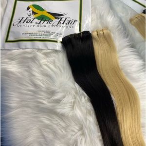 100% Human Hair Clip Ins Available in Black (Blonde sold out)